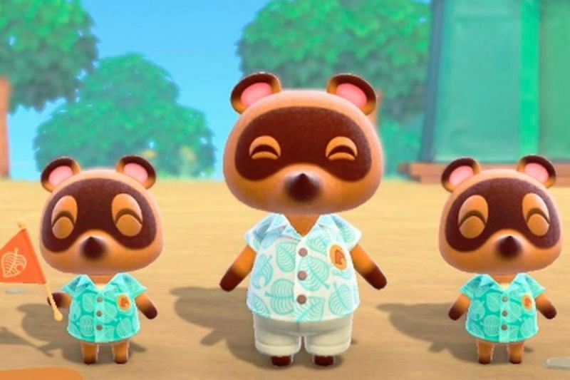 Tom Nook and his two kids, Timmy and Tommy. Image via PaperCity Magazine
