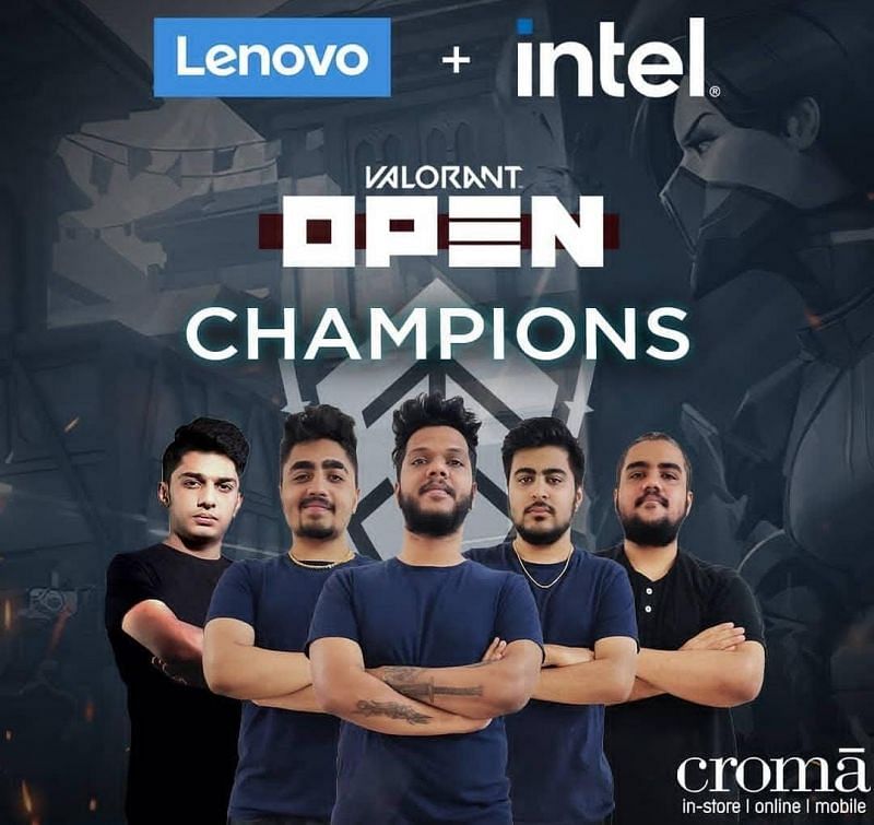 Samurai Esports becomes champions of the Lenovo + Intel Valorant Open(Image via The Esports Club)