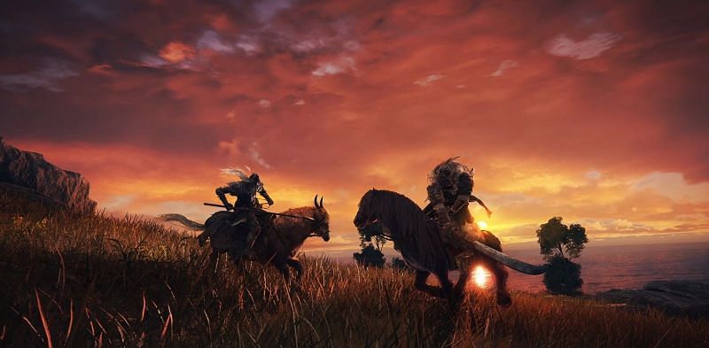 Horseback combat (Image via FromSoftware)