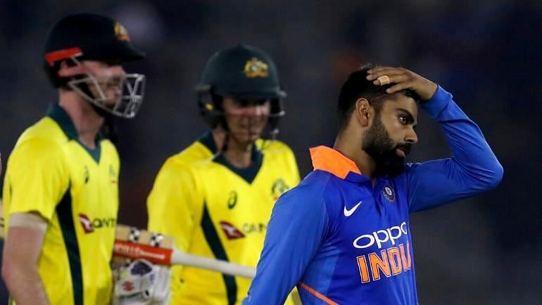 ऑस्ट्रेलिया के खिलाफ भारत 350 से भी ज्यादा का स्कोर नहीं डिफेंड कर पाया था   