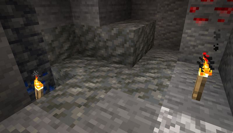 Naturally generated tuff blocks in Minecraft