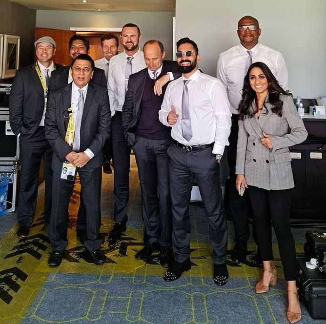 WTC final: Dinesh Karthik shares pictures with 'Mic gang', gets trolled by Mukund