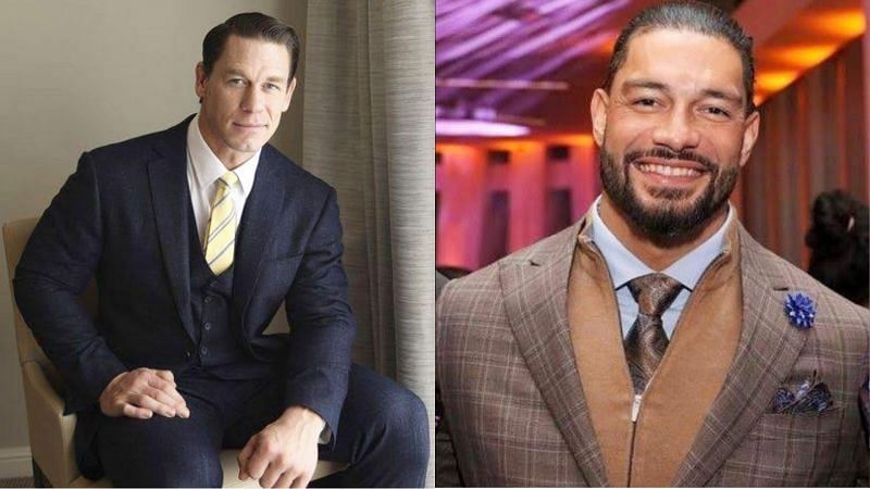 John Cena and Roman Reigns