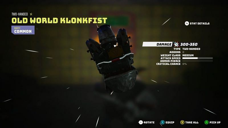 The Old World Klonkfist is available early on in Biomutant (Image via THQ Nordic)