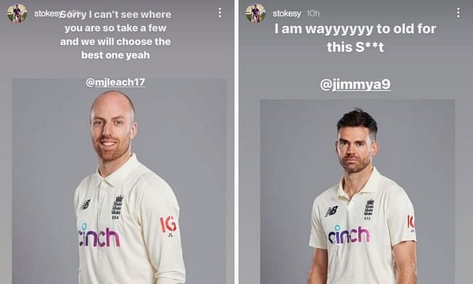 "If Head & Shoulder pictures could speak" - Ben Stokes trolls England teammates with hilarious captions after photoshoot ahead of NZ series