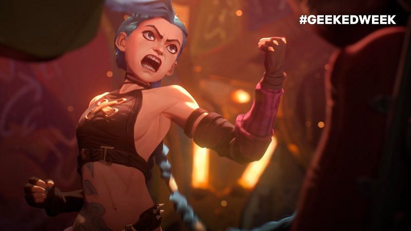 Netflix&#039;s Geeked Week Showcase revealed the first official clip from League of Legends&#039; upcoming animated series, Arcane (Image via Netflix)