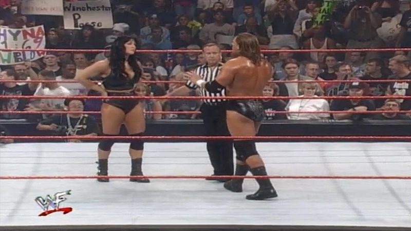 Chyna defeated Triple H