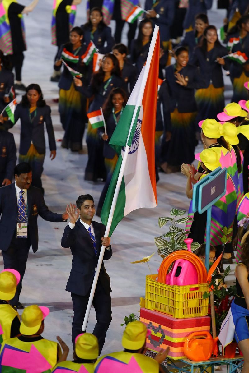 Abhinav Bindra Opening Ceremony Rio 2016 Olympic Games