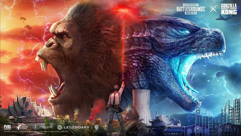 The latest PUBG Mobile x Godzilla vs Kong redeem codes have been released (Image via PUBG Mobile / Facebook)