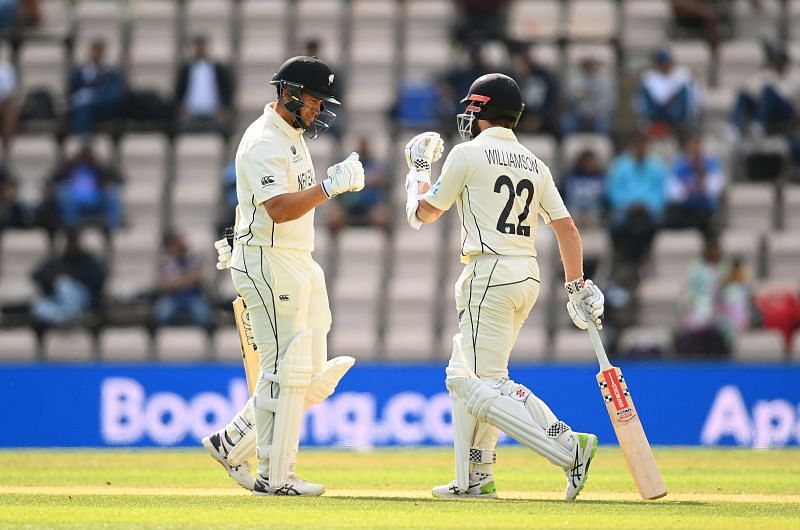 Ross Taylor and Kane Williamson. Pic: Getty Images