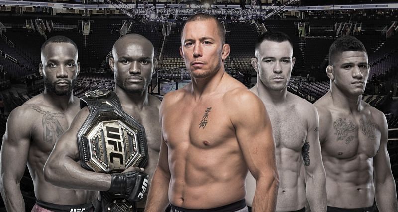 Georges St-Pierre and the top welterweight fighters in 2021