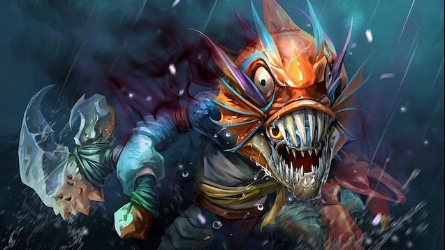 Slark steals other Dota 2 heroes&#039; stats (Image via Valve)