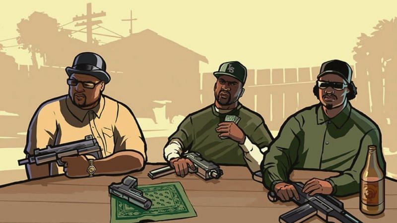 GTA San Andreas had a lot of unforgettable moments (Image via Pinterest)