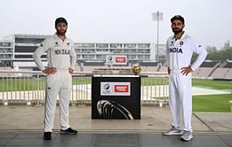 WTC Final: Virat Kohli and Kane Williamson pose with the ICC mace ahead of the marquee clash