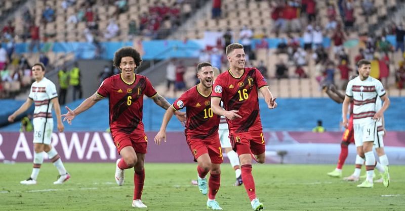 Portugal&#039;s title defense was over at the hands of Belgium