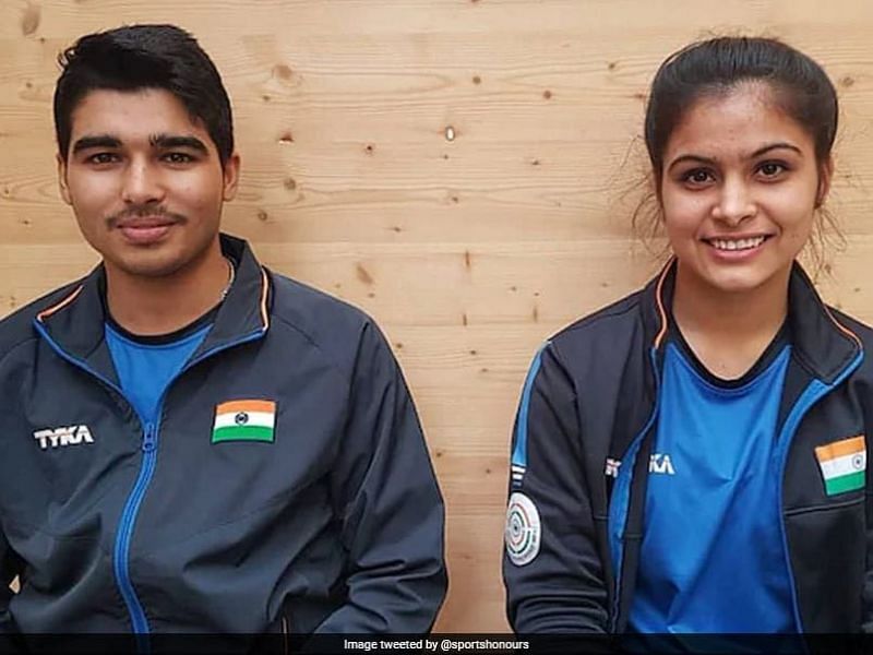 Saurabh Chaudhary and Manu Bhaker: The favorites to win the 10m Air Pistol Mixed Team event at the Tokyo Olympics