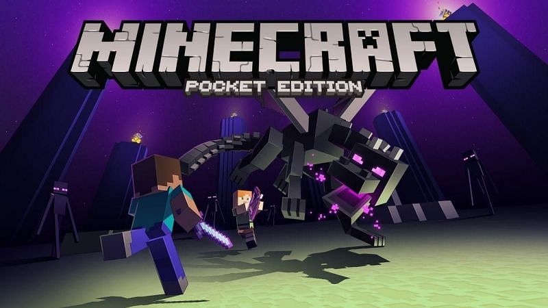 Minecraft pocket edition poster (Image via wallpapercave)