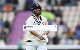WTC Final: "Spiderman came, Spiderman goes!"- Fans troll Rishabh Pant after throwing his wicket away