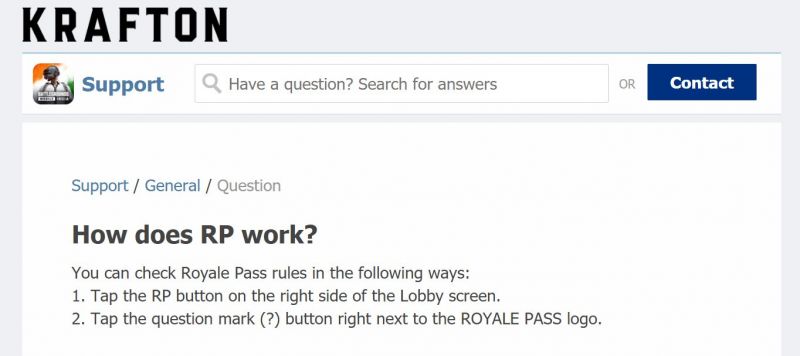 How does RP work? (Image via Battlegrounds Mobile India)