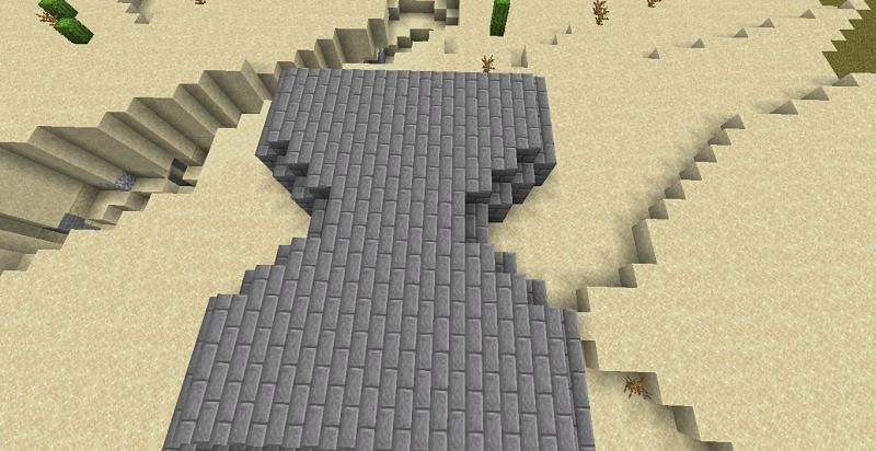 Build roof (Image via Minecraft)