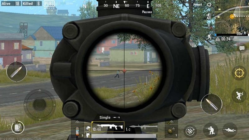 Playing with SRs can boost the headshot percentage in PUBG Mobile Lite (Image via ShomrockTV)