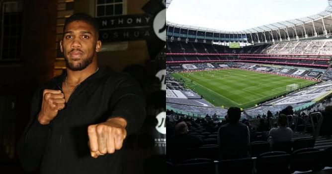 An English Premier League football ground is the likely venue for Anthony Joshua vs Oleksandr Usyk