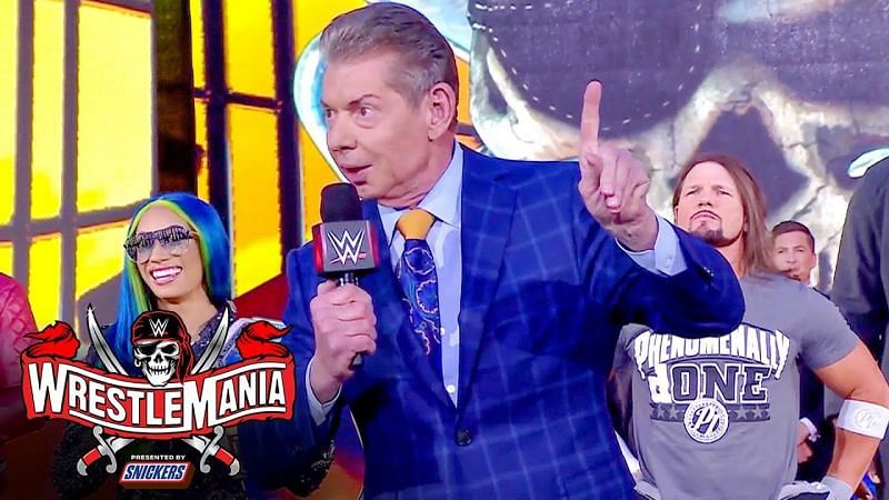 Vince McMahon welcomed 25,675 people to WrestleMania 37, WWE&#039;s only event with fans in 2021