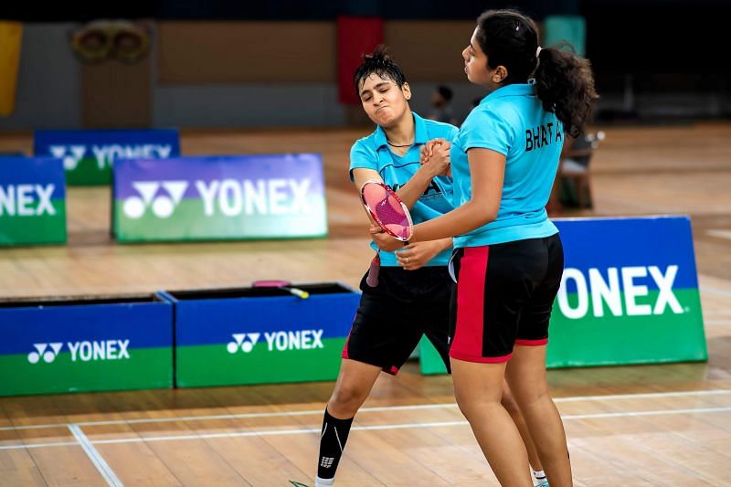 Shikha Gautam (left) and K. Ashwini Bhat