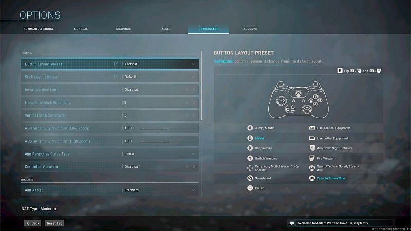 Mw2 controller layout Ds4 profile for MW2