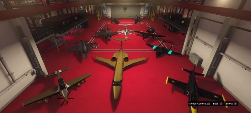 Hangars were added to GTA Online in the Smugglers Run update. (image via Reddit)