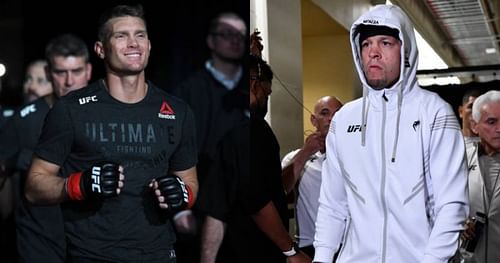 Stephen Thompson (left); Nate Diaz (right).