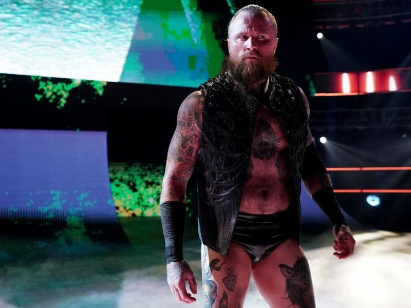 Aleister Black during his entrance