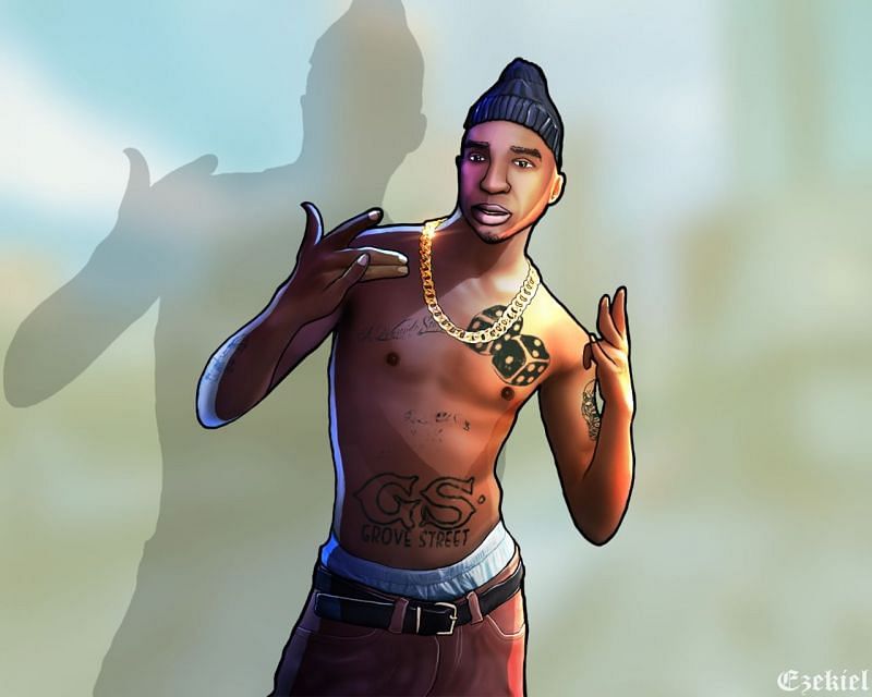 OG Loc has a better fate than most in GTA San Andreas (Image via Ezekial (DeviantArt))