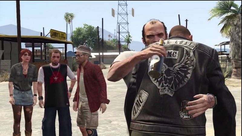 Technically not the ending of Lost and Damned, but still a fitting end for Johnny (Image via Rockstar Games)