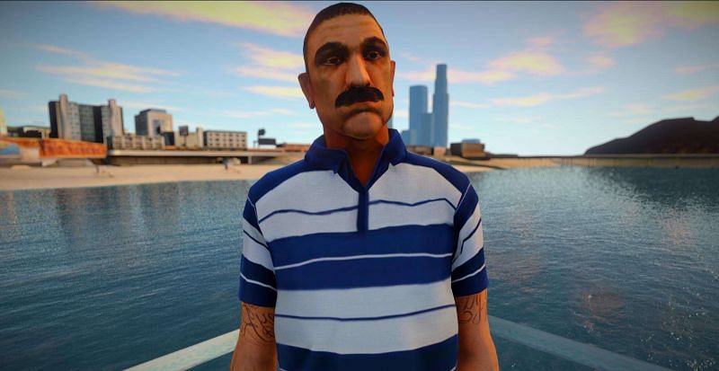 An updated T-Bone Mendez thanks to mods (Image via GTAall.com)