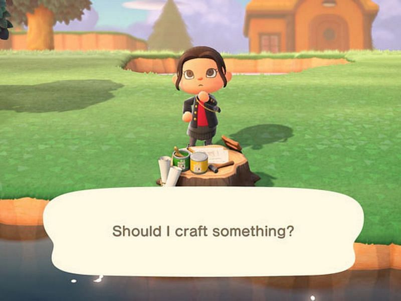 Crafting in Animal Crossing. Image via Daily Star
