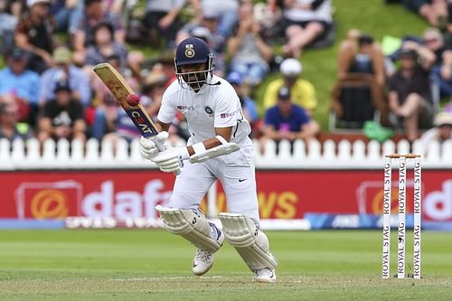 Ajinkya Rahane in action for India's Test side