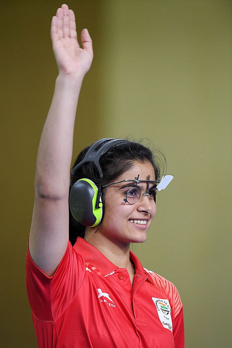 Manu Bhaker won silver medal with Saurabh Choudhary today at 2021 ISSF World Cup