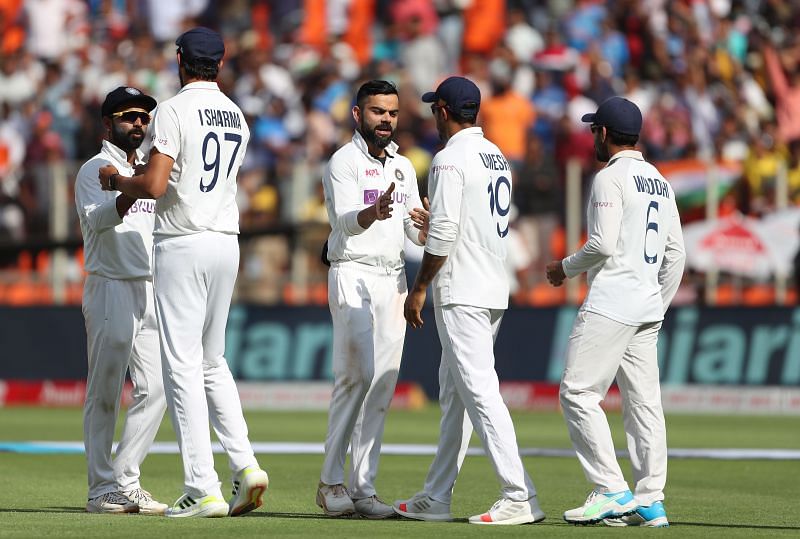 Virat Kohli with the Indian team. Pic: Getty Images