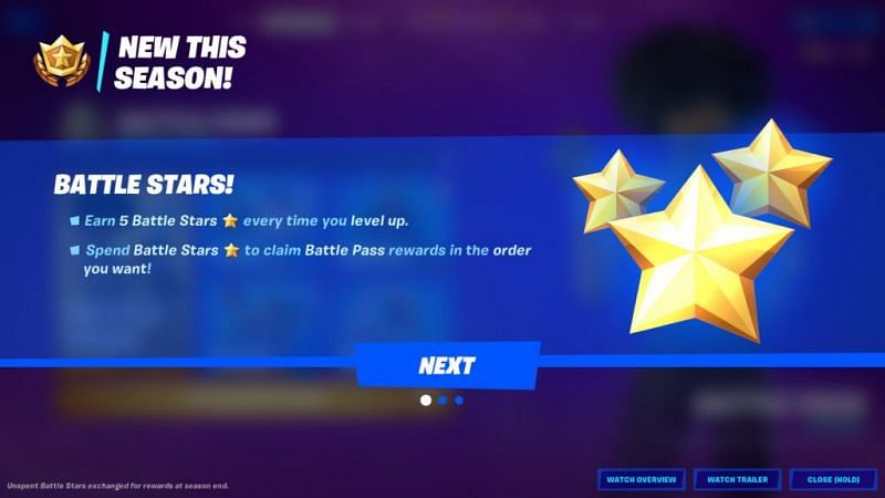 Fortnite has brought back battle stars. Image via Charlie INTEL