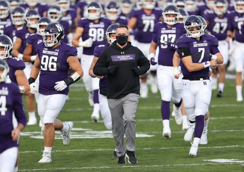 Northwestern Wildcats head coach Pat Fitzgerald