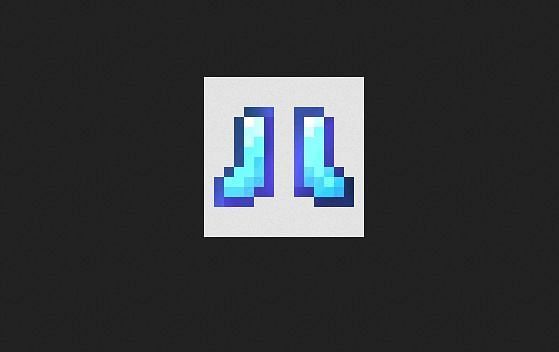 A pair of enchanted diamond boots (Image via Minecraft)