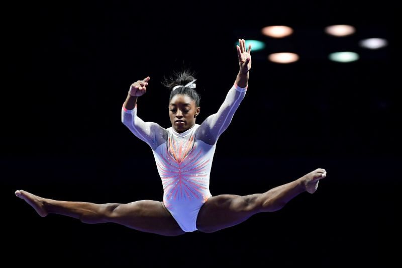 Simone Biles will be seen at the 2021 U.S. National Gymnastics Championship (Photo by Emilee Chinn/Getty Images)