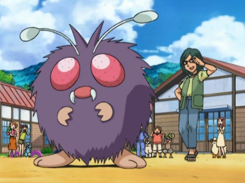 Venonat in the anime (Image via The Pokemon Company)