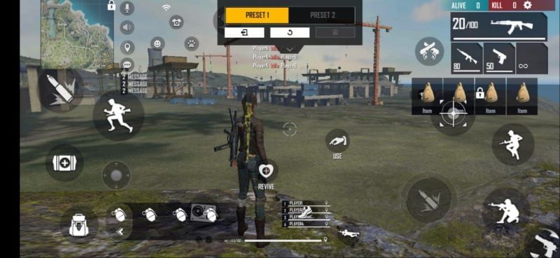 Custom HUD option in Free Fire