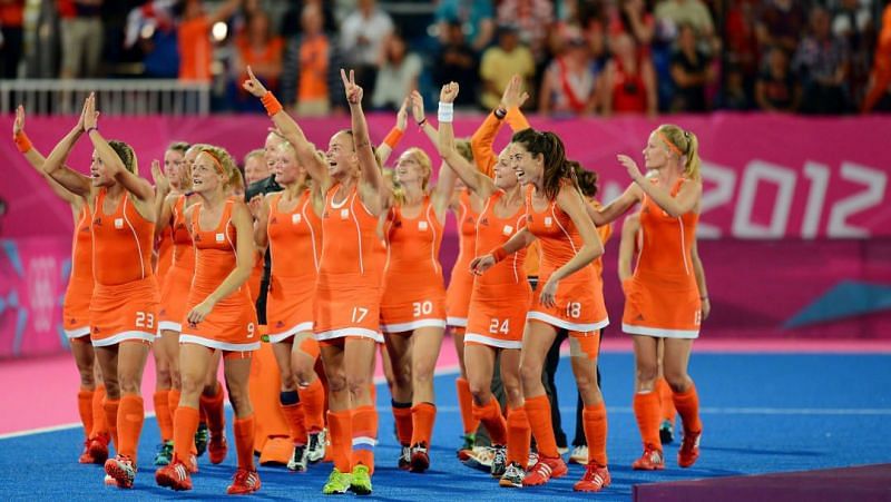 Netherlands Women&#039;s Hockey Team won the Silver Medal in 2016 Rio de Janeiro Olympics.