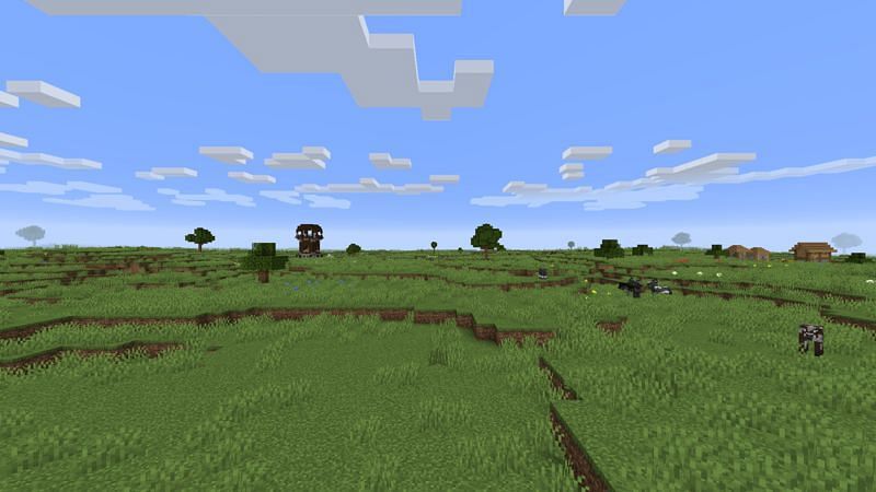 Plains biomes in Minecraft have a 1/11 chance of generation