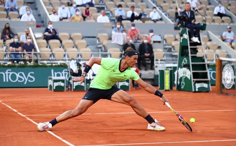 Rafael Nadal at Roland Garros 2021