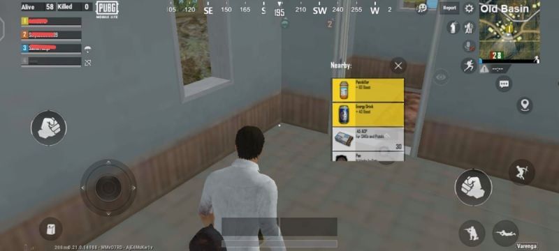 Pick up all kind of Medical supplies (Image via PUBG Mobile Lite)