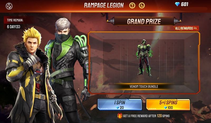 The Rampage event will be available till June 15th